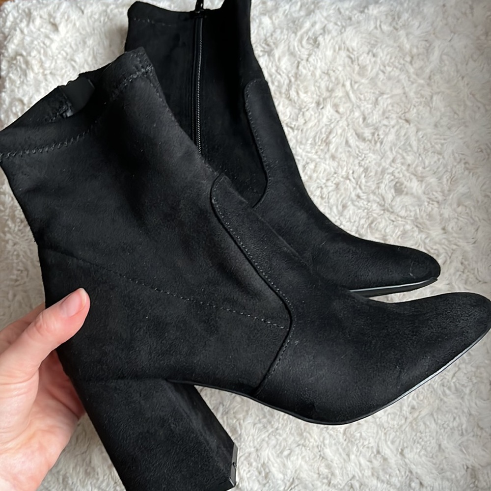 Madden Girl Black Booties - Picture 13 of 14